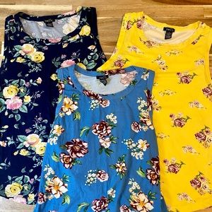Rue 21 lot of 3 floral shirts